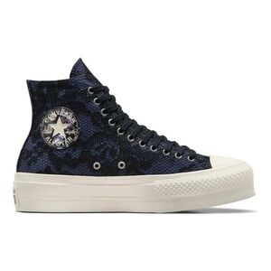 Converse Chuck Taylor All Star High Top Platform Sneakers in Floral Purple